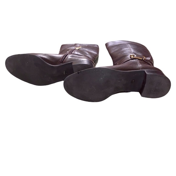 Banana Republic Sloanne Brown Leather High Riding Boots - 8.5 - Picture 13 of 16